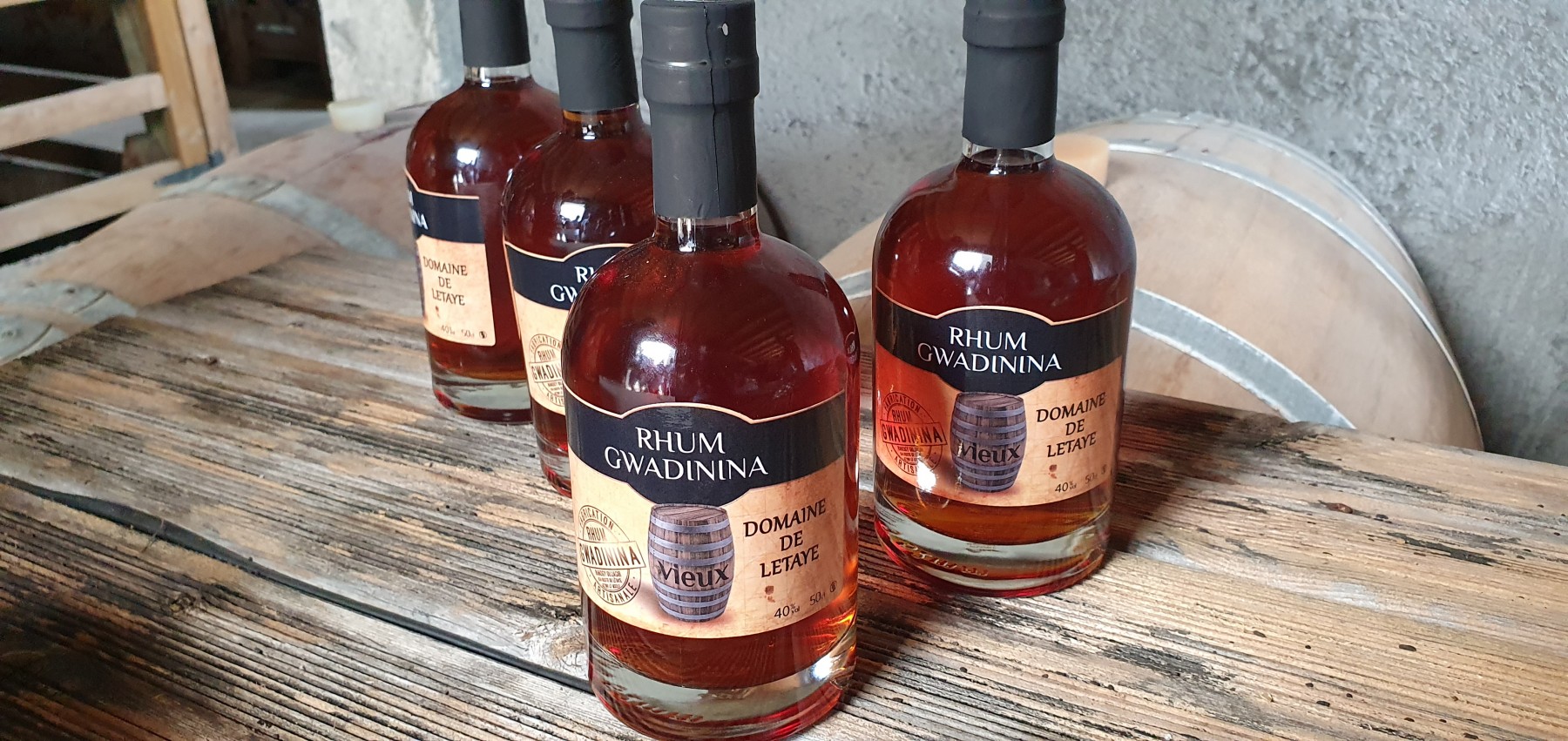 Rhum Agricole Gwadinina FWI 100% artisanal Guadeloupe